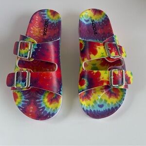Soda Multicolored Sandals 

Size 38